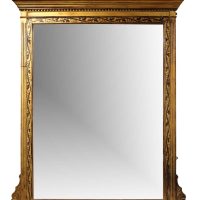 A fine and impressive large wall mirror in a classical gilt frame, circa 1830