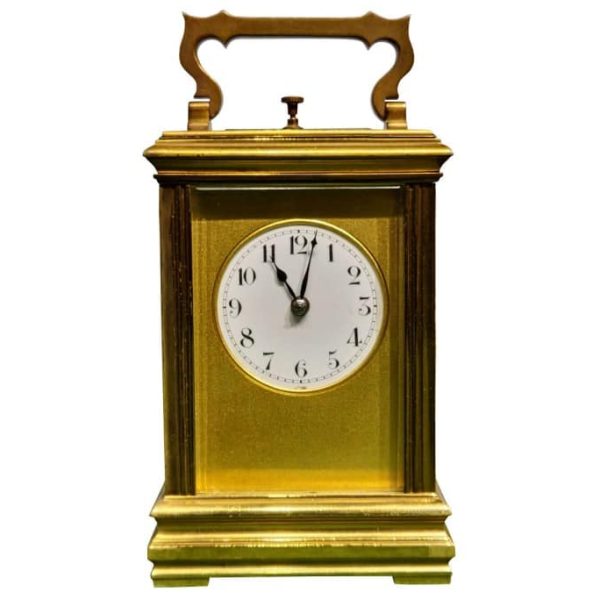 A Fine French Brass Cased Repeater Carriage Clock