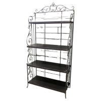 A French Wrought Iron Bakers Shop Stand