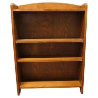 A Good Oak Open Bookcase