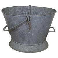 A Large Galvanised Housemaid’s Bucket A Traditional piece and a very