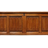 A Large Oak Coffer with Cedarwood Lining, Circa 1930s