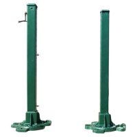 A Pair of Edwardian Metal Tennis Court Net Posts by F.H. Ayres