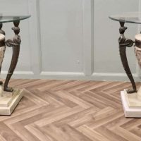 A Pair of Italian Classical Style Side Tables