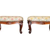 A Pair of Victorian Footstools