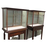 A Pair Sweet Shop Display Cabinets, Rowntree’s Chocolates