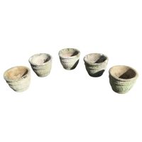 A set of 5 Studio Stonehouse Cotswold Planters