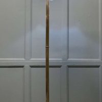 A Slender Column Brass Floor Lamp
