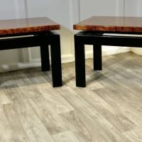 A Super Pair of Art Deco Design Floating Top Low Tables