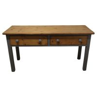 A Victorian Pine Kitchen Dresser The dresser base has a thick solid pine top