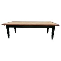 An 18 Seat Victorian Pine Farmhouse Kitchen Table