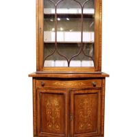 An Attractive Edwardian Inlaid Mahogany Display Cabinet, Circa 1900