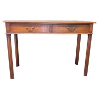 An Elegant 2 Drawer Writing Table or Reception Desk