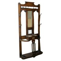 An Elegant Edwardian Mirrored Hall Stand This is a handsome piece