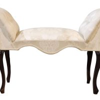 An Elegant Regency Window Seat on Cabriole Legs