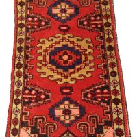 Antique Caucasian Tribal Hand-Knotted Rug with Animal Motifs, late 19th / early 20th century