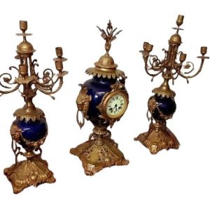 antique-cobalt-blue-french-clock-with-candlesticks-19th-century-3-piece-set-7389