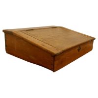Antique Pine Sloping Clerks Writing Desk