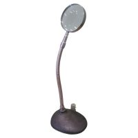 Art Deco Chrome Desk Top Magnifying Glass