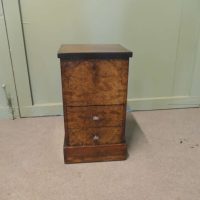 Art Deco Walnut Oak Sewing Box Chest of Drawers
