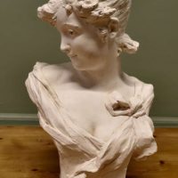 Art Nouveau Bust of a Lady, after Alfred Foretay