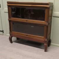 Arts and Crafts 2 Stack Globe Wernicke Bookcase or Filing Cabinet
