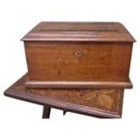 Arts and Crafts Golden Oak Correspondence, Post or Letter Box