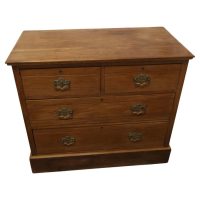 Arts and Crafts Golden Walnut Chest of Drawers