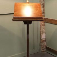 Arts and Crafts Restaurant Reception Station Greeter, with Light