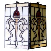Arts and Crafts Stained Glass Lamp Shade