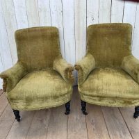 Pair of Napoleon 111 Armchairs