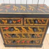 Chest of Drawers Decorated With Birds