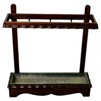 Beautiful Walnut Stick Stand or Umbrella Stand This is a good Umbrella stand