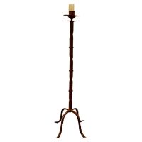 Blacksmith Made Gothic Wrought Iron Floor Lamp