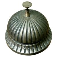 Brass Counter Top Courtesy Bell, Reception Desk Bell Made in solid brass
