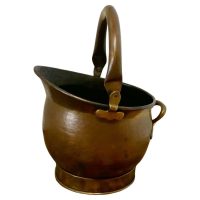 Brass Helmet Coal Scuttle