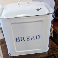 Enamelled Bread Bin