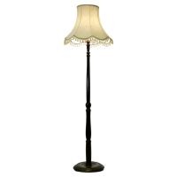 Carved and Turned Floor Lamp, Standard Lamp