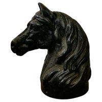 Cast Iron Half Horse Head, Door Stop