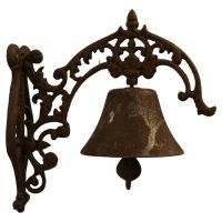 Cast Iron Out Door Bell on Bracket