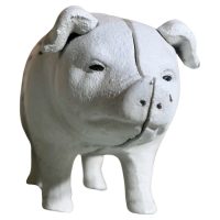 Cast Iron Piggy Bank Advertising Wm Moland’s Sons Quaker City Hams