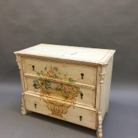 C19th Painted Commode Chest Of Drawers