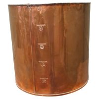 Copper Hot Water Filter, Log Bin