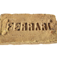 Antique Orginal Ferrari Brick-Terracotta