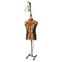 Dressed Navy Sculpture, Floor Lamp