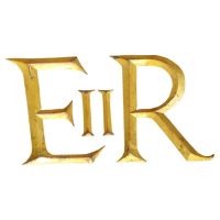 E 11 R Gold Monogrammed on Teak, from a Royal Vessel This interesting