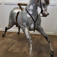 Early 19th Century Wooden Horse A handsome Dapple Grey