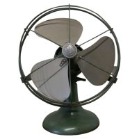 Early 20th Century Brass Electric Fan, by Frost and Co