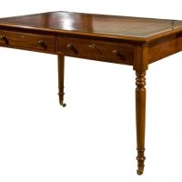 Early Victorian mahogany writing table