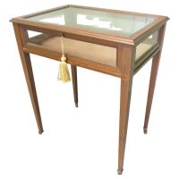 Edwardian Display Cabinet, Table Jewellery etc.